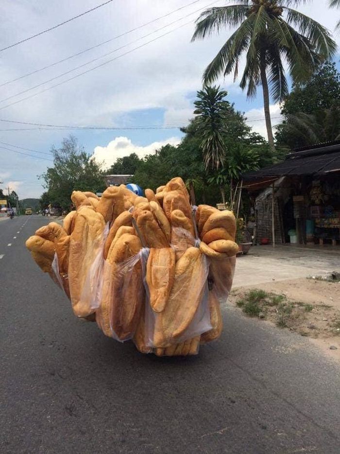 Roti raksasa di Vietnam.