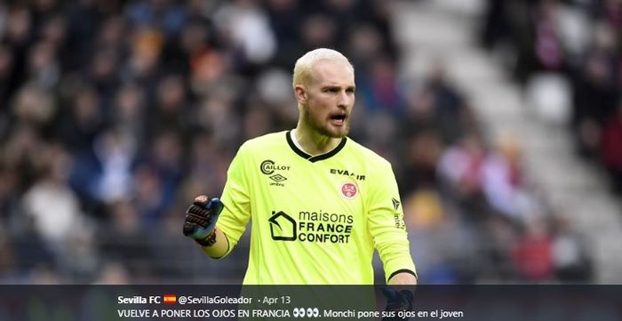 Kiper Stade Reims, Predrag Rajkovic, dikabarkan menjadi incaran klub raksasa Liga Italia, AC Milan, sebagai pengganti potensial Gianluigi Donnarumma.