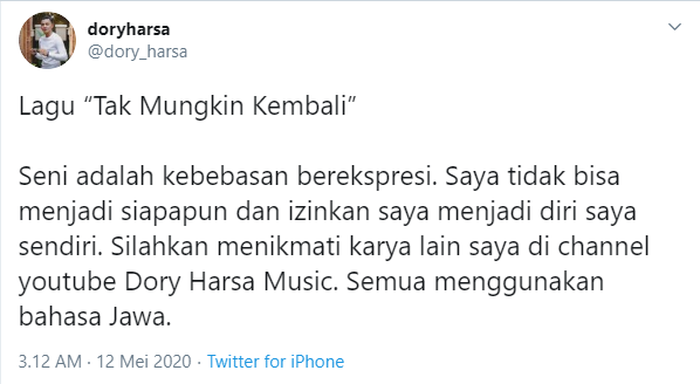 Unggahan Dory Harsa