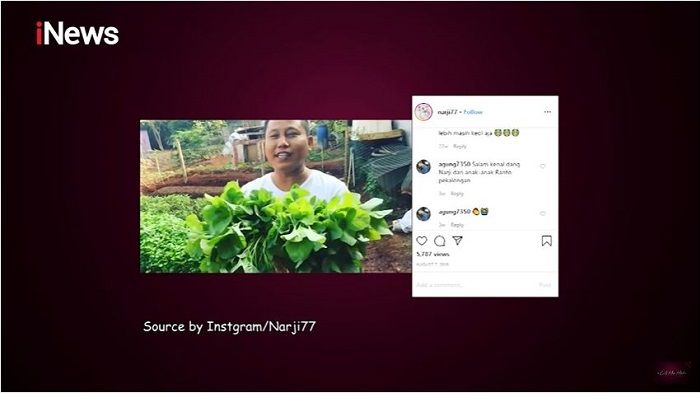 Narji banting setir jadi petani selama pandemi corona