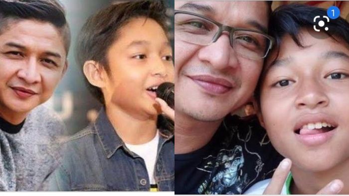 Foto jadul Pasha Ungu bersama anak sulungnya, Kiesha Alvaro