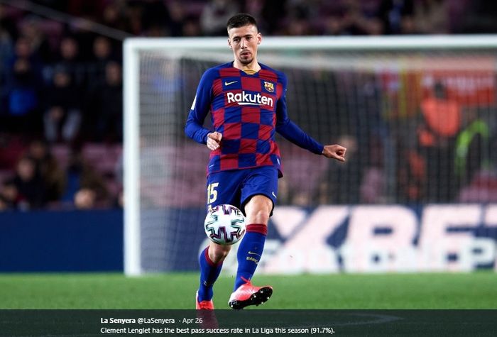 Bek tengah Barcelona, Clement Lenglet.