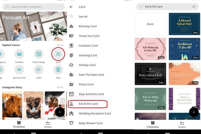 Cara Membuat Kartu Lebaran Dengan Canva - membuat kartu ucapan