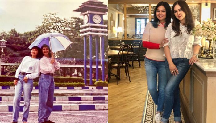 Potret Bella Saphira dengan adiknya, Rachel Parasian