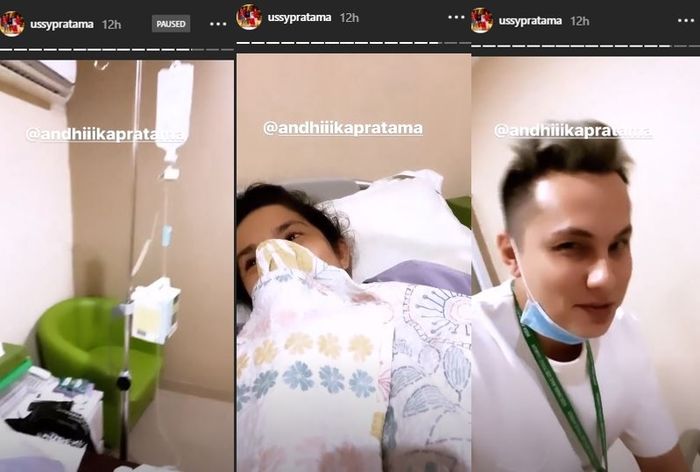 Ussy Sulistiawaty dirawat di rumah sakit sehingga tidak bisa merayakan Idulfitri