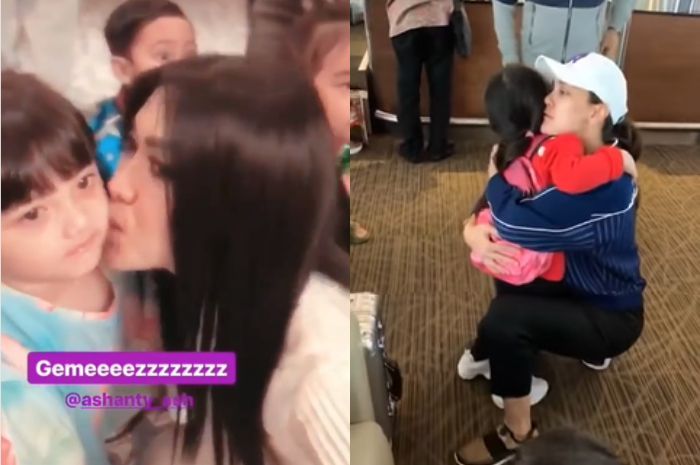 Respons berbeda Arsy kepada Syahrini dan Luna Maya
