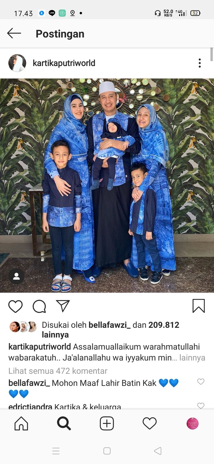 Anak tiri Kartika Putri