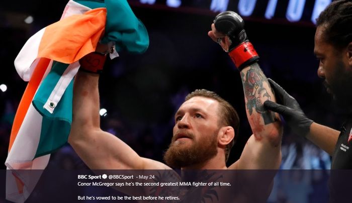 Petarung UFC asal Republik Irlandia, Conor McGregor.