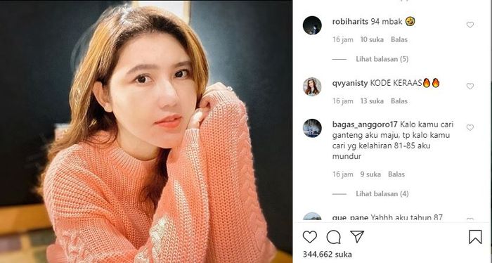 Komentar netizen menjawab pertanyaan Via Vallen soal masih ada laki-laki yang belum menikah sama sekali disebut kode keras. 