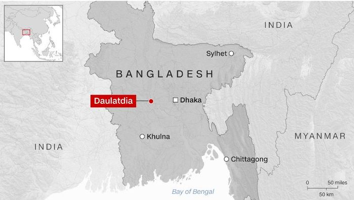 Lokasi Daulatdia di Bangladesh