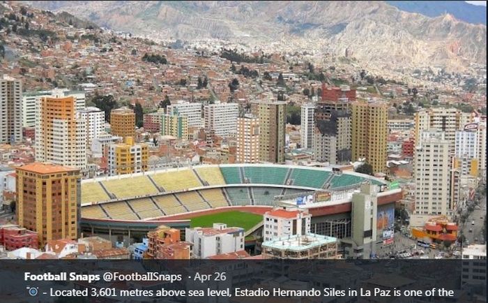 Estadio Hernando Siles di Bolivia.