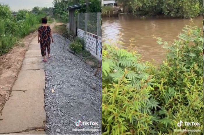 Penampakan di sekitar rumah berpagar viral