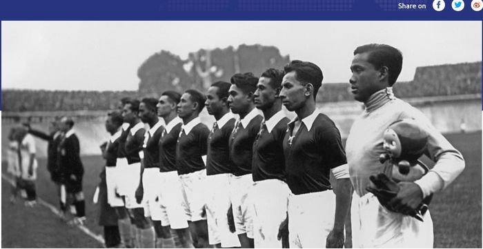 Indonesia atau dulu dikenal dengan nama Hindia Belanda menjadi tim Asia pertama yang tampil di Piala Dunia pada edisi 1938.