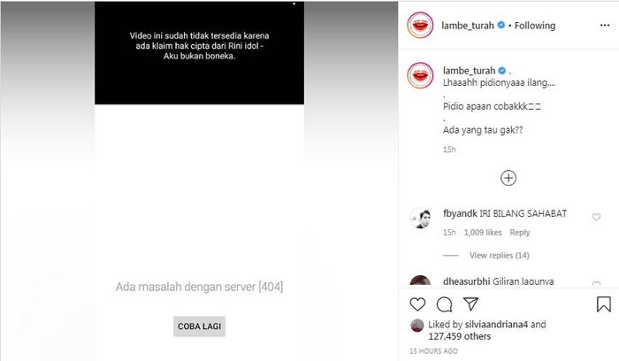Salah satunya dengan diunggah di akun