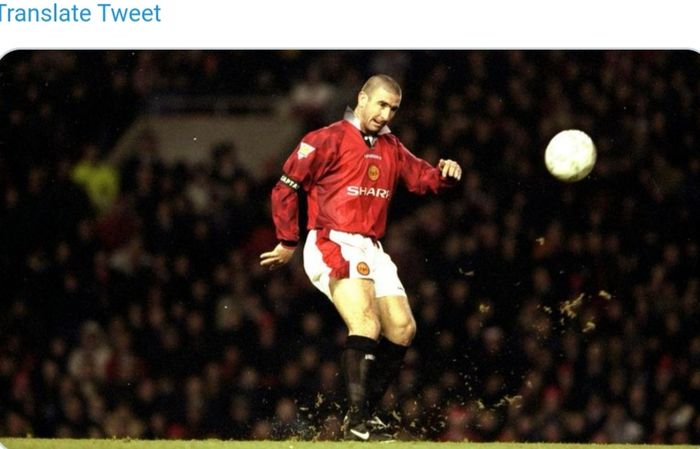 Mantan bintang Manchester United, Eric Cantona.
