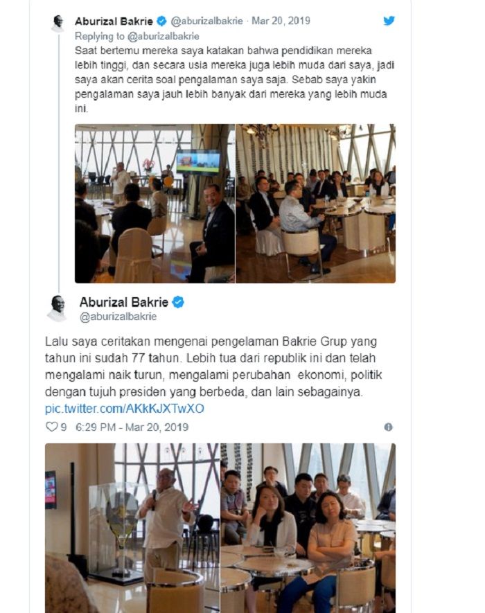 Cuitan Aburizal Bakrie