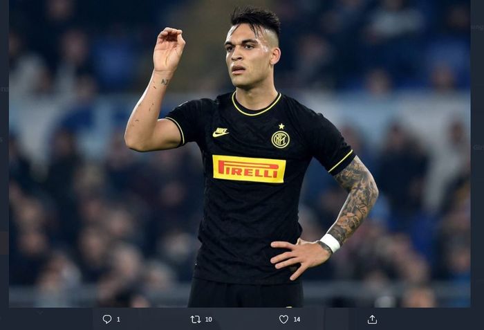 Striker asal Argentina, Lautaro Martinez, akan mendapatkan jagi dua kali lipat agar tetap bertahan dan menolak pinangan Barcelona.