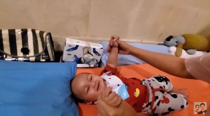 Kiano saat Imunisasi