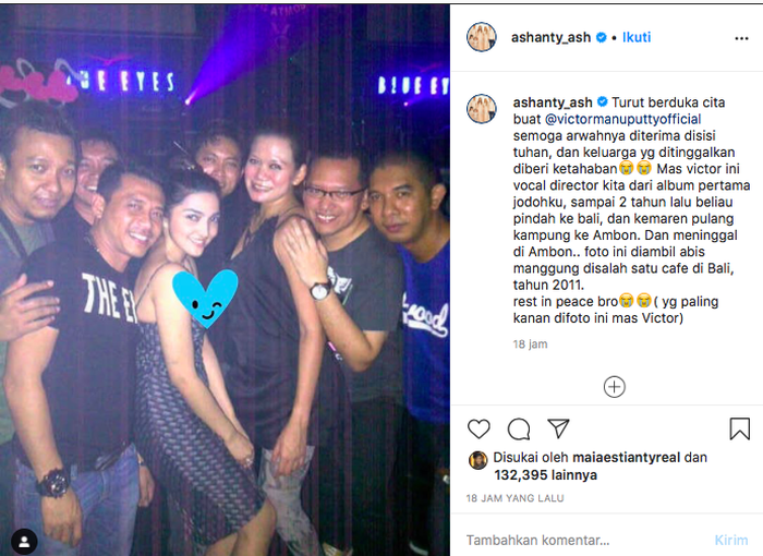 Kabar duka yang dibagikan Ashanty