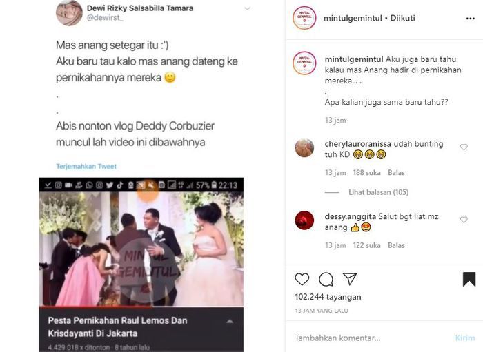 Video Lawas Anang Hermansyah saat Datangi Resepsi Pernikahan Krisdayanti Kembali Beredar, Ketegaran sang Musisi jadi Sorotan saat Peluk Raul Lemos hingga Sumbang Lagu