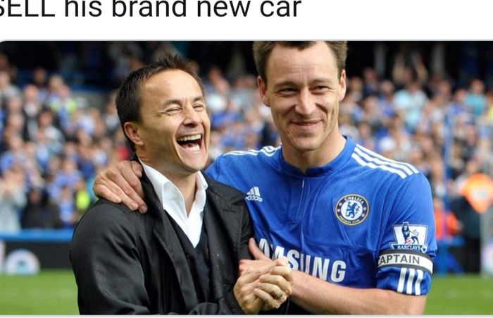Legenda Chelsea, John Terry, bersama mantan seniornya yang kini menjabat Direktur Teknik Garuda Select, Dennis Wise.