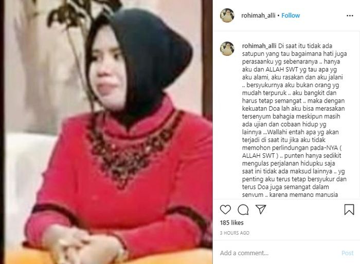 Istri tua Kiwil, Rohimah, curhat tentang rumah tangganya yang hidup dalam lingkaran poligami
