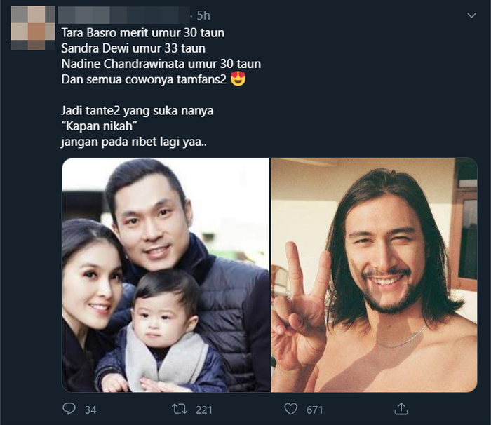 Unggahan netizen di Twitter