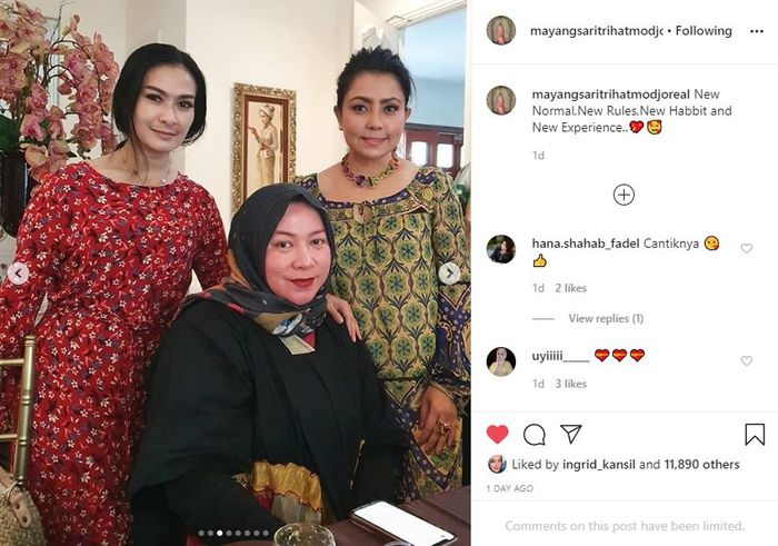 Mayangsari berkumpul bersama geng sosialitanya