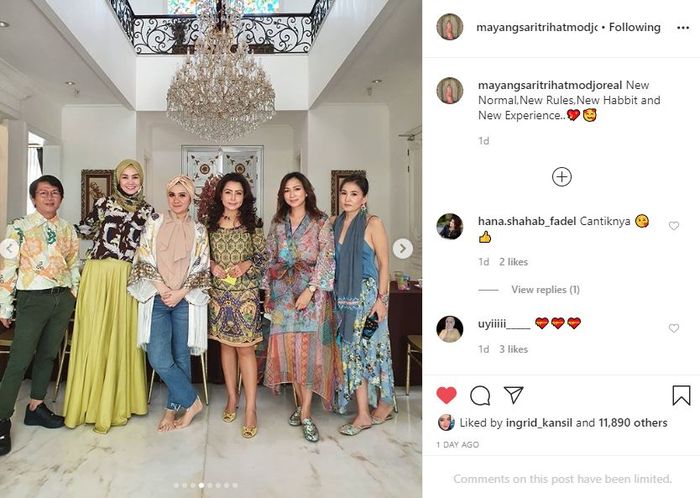 Mayangsari berkumpul bersama geng sosialitanya
