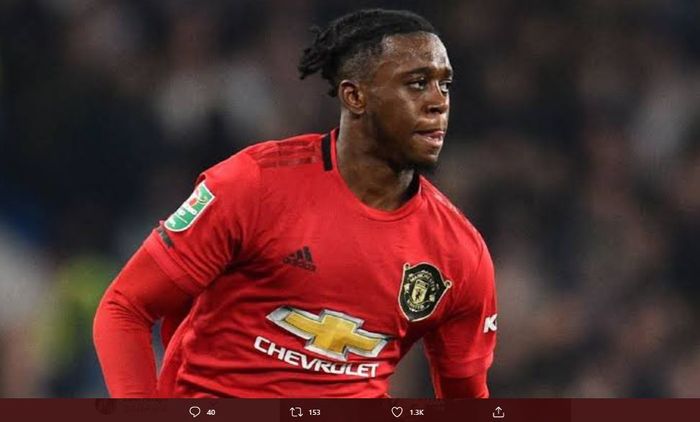 Bek kanan Manchester United, Aaron Wan-Bissaka.