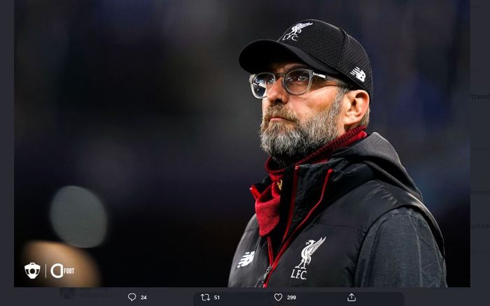 Pelatih Liverpool, Juergen Klopp.