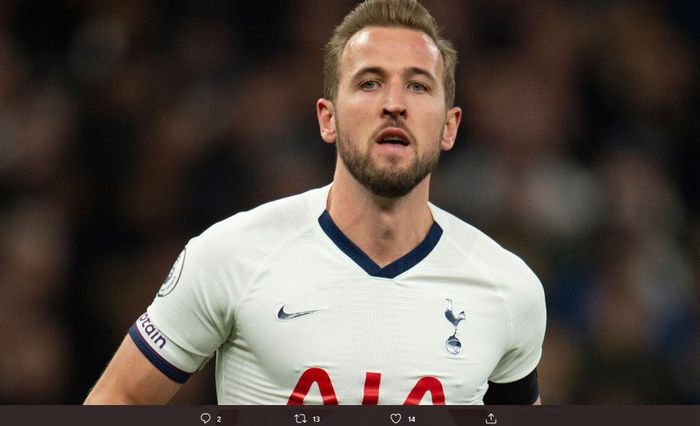 Penyerang Tottenham Hotspur, Harry Kane.