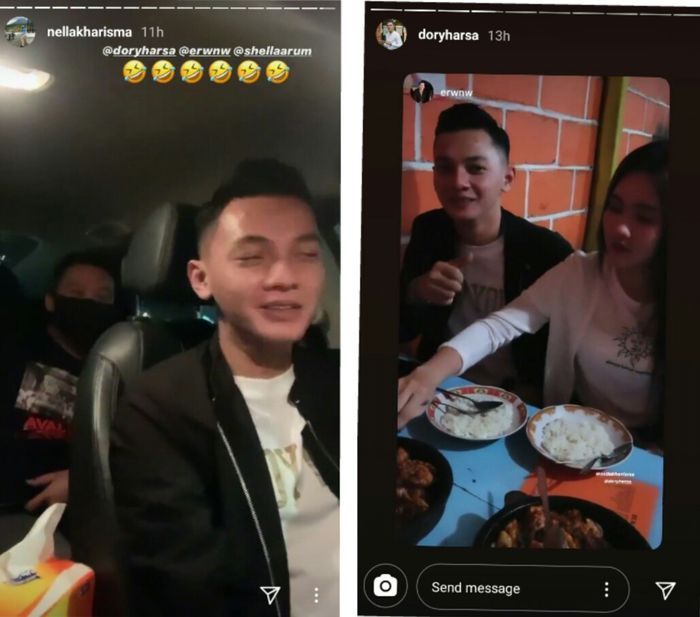 Kemesraan Nella Kharisma dan Dory Harsa