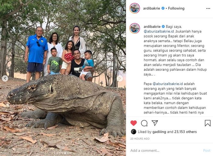 Keluarga Besar Ardie Bakrie