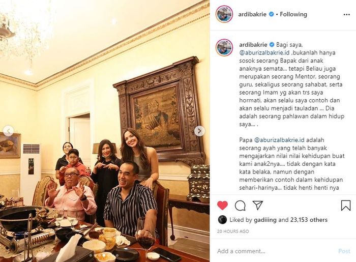Keluarga Besar Ardie Bakrie