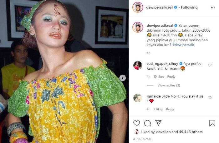 Unggahan Dewi Perssik