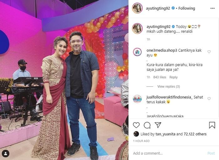 Renaldi, mantan pacar Ayu Ting Ting