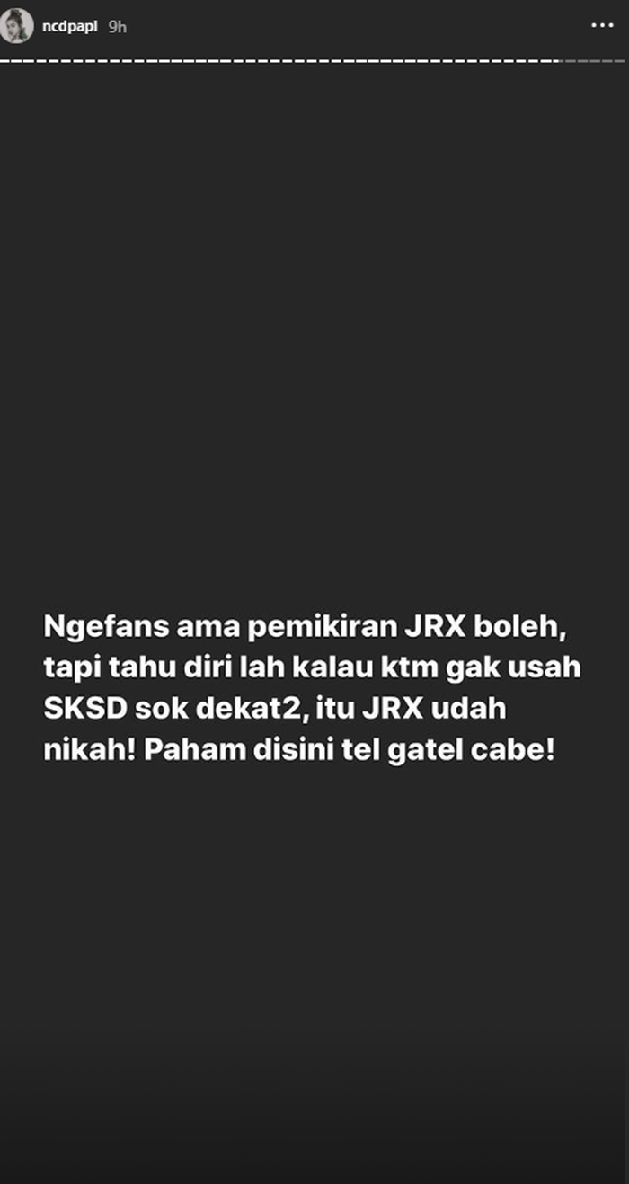 Nora Alexandra murka pada fans Jerinx
