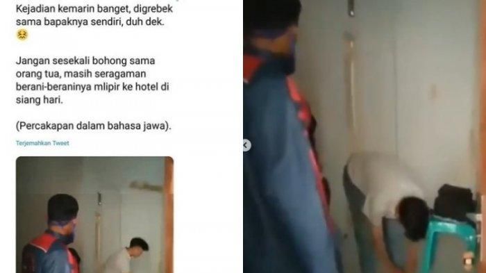 Viral seorang ayah gerebek anaknya edang berduaan dengan pacar di hotel