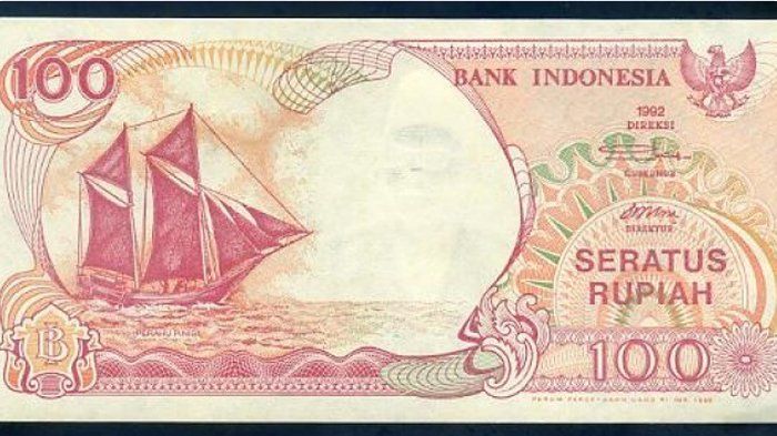 Uang kertas pecahan Rp. 100
