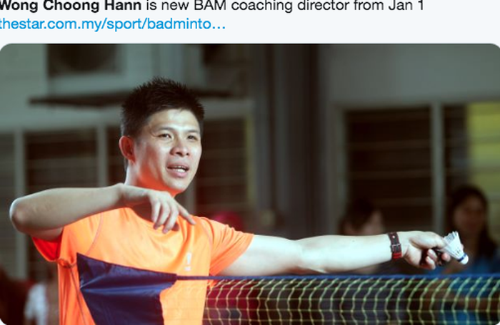 Direktur Pelatih BAM, Wong Choong Hann