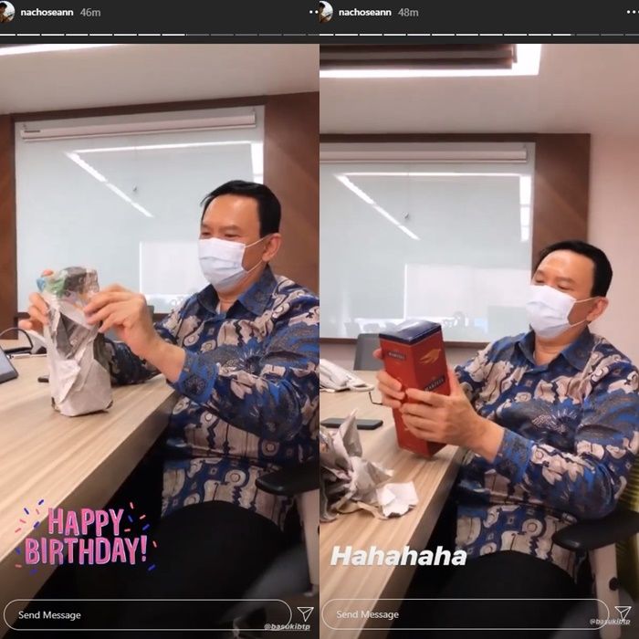 Kado dari anaknya buat Ahok terdiam