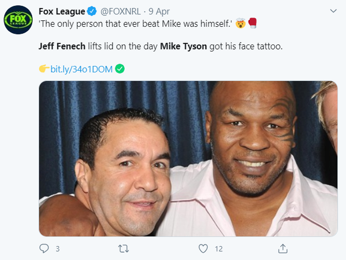 Jeff Fenech (kiri) dan Mike Tyson (kanan).