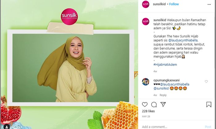 Laudya Cynthia Bella menjadi Brand Ambassador