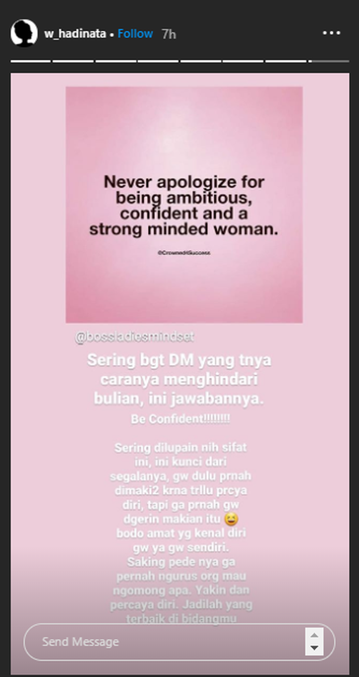 Unggahan terbaru Siwi Sidi