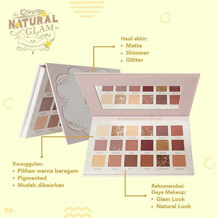 Madame Gie Natural Glam Eyeshadow Palette.