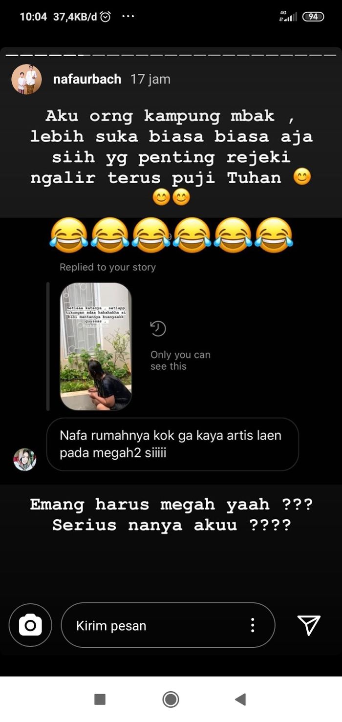 Jawaban Nafa Urbach
