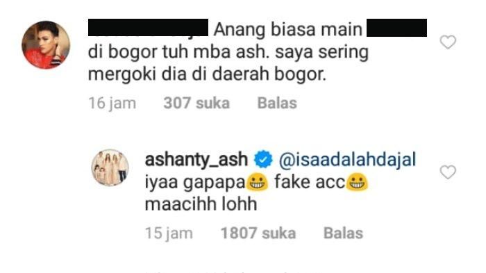 Respon Ashanty saat Anang dituding main cewek