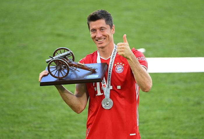 Bomber Bayern Muenchen, Robert Lewandowski.