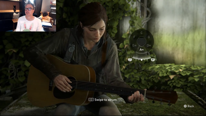 The Last of Us Part II is a medium for covering songs thanks to the guitar feature that can be played freely.